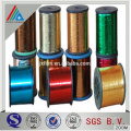 Yarn grade GOLDEN coated metalized PET(Polyster) Film Metallic Yarn